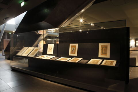 Danseuse moghole ; Dame moghole (page d'album), image 6/13