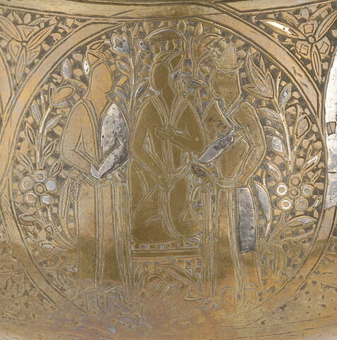 Bol aux scènes auliques et inscription sultanienne, image 7/22