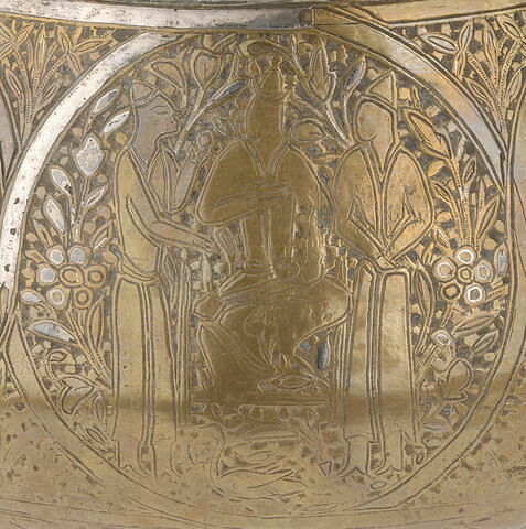 Bol aux scènes auliques et inscription sultanienne, image 9/22
