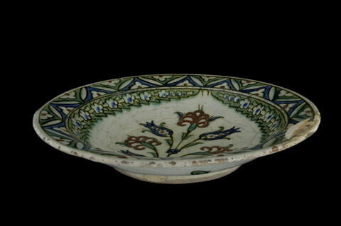 Plat creux au bouquet de tulipes et de lys, image 5/6