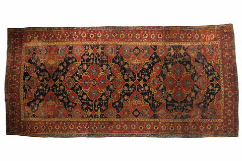 Tapis à médaillons quadrilobés