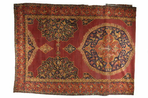 Tapis à médaillons en mandorle sur champ pointillé, image 7/8