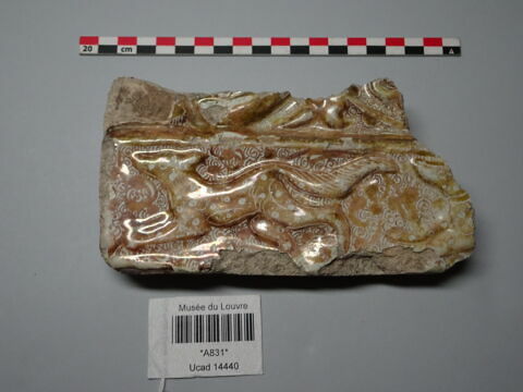 Fragment de frise de revêtement