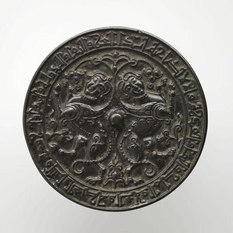 Miroir aux deux sphinx adossés, image 3/5