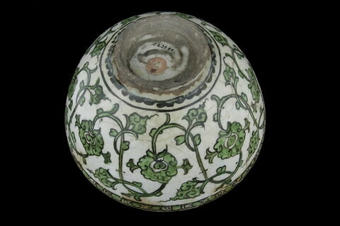 Grande coupe aux rinceaux verts, image 8/8