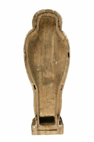 Cercueil miniature contenant une pseudo-momie d'Osiris, trois figurines de fils d'Horus et une boule magique ou scarabée, image 8/8