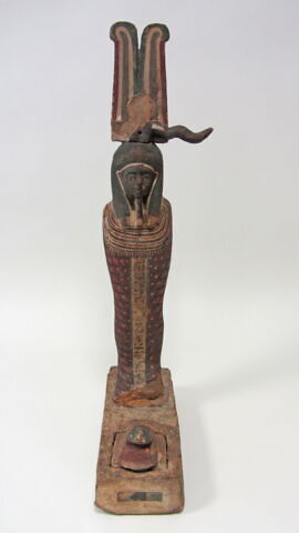 statue de Ptah-Sokar-Osiris ; figurine d'oiseau akhem ; élément momifié, image 2/15