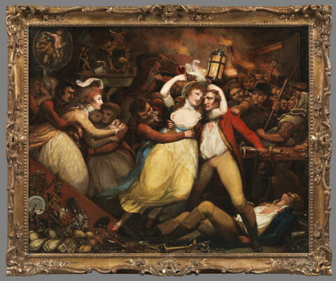 La dévergondée en partie de débauche avec ses compagnons, image 2/2