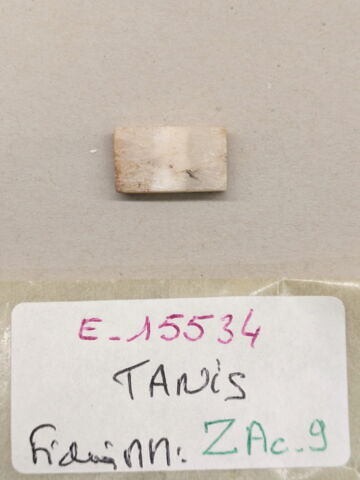 plaquette de dépôt de fondation