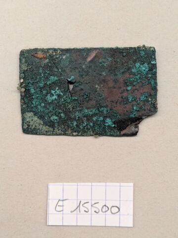 plaquette de dépôt de fondation