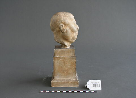 Moulage de la tête de vieillard Louvre E 8060, image 3/4