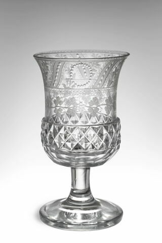 Verre à pied de forme Médicis