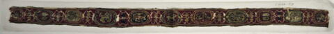 bande décorative d'habillement ; fragment, image 2/2