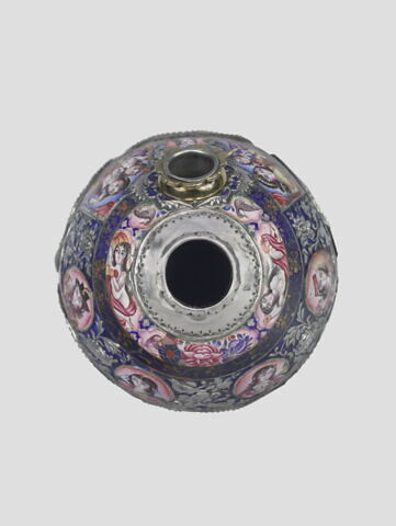 Panse de qalyan à décor floral, image 2/10