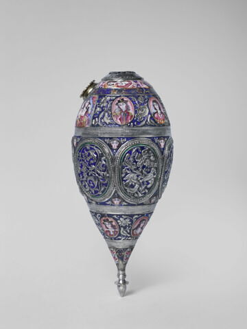 Panse de qalyan à décor floral, image 4/10
