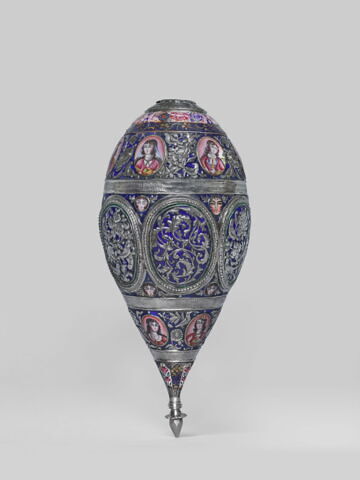 Panse de qalyan à décor floral, image 5/10