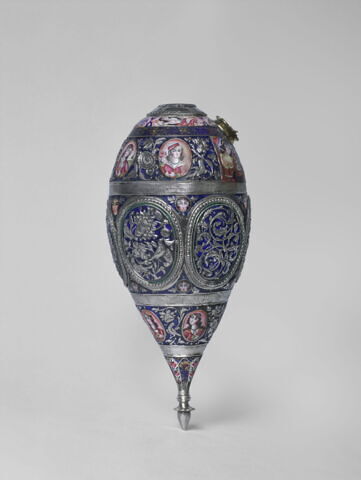 Panse de qalyan à décor floral, image 6/10