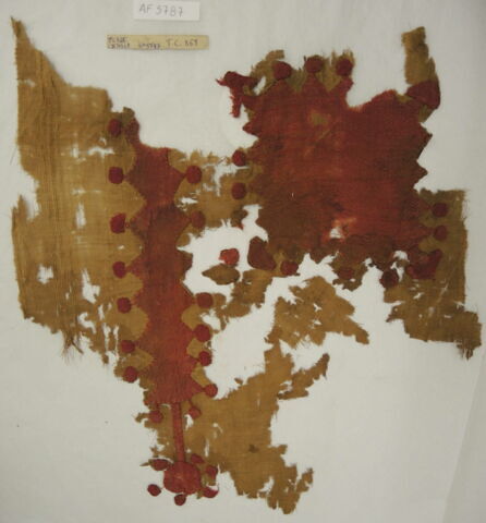 bande décorative d'habillement ; tabula ; fragments, image 2/2