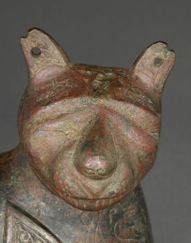 Félin serre-pierre : face arrière, image 2/9