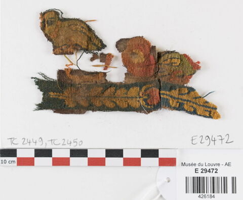 décor de textile ; fragments