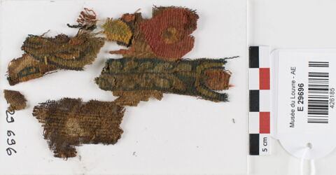 décor de textile ; fragments