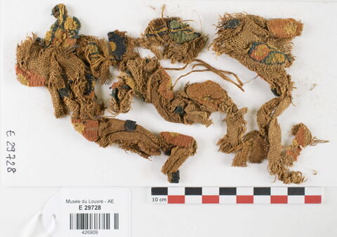 décor de textile ; fragments