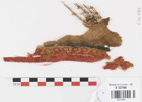 décor de textile ; fragments