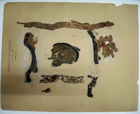 bande décorative d'habillement ; orbiculus ; fragments, image 3/3