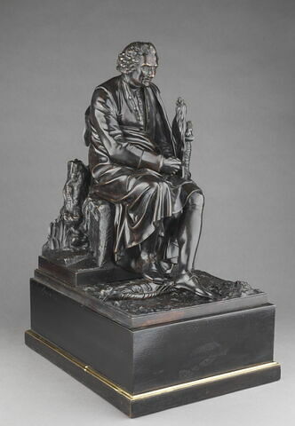 Rousseau assis foulant aux pieds l'idole du préjugé, image 6/8