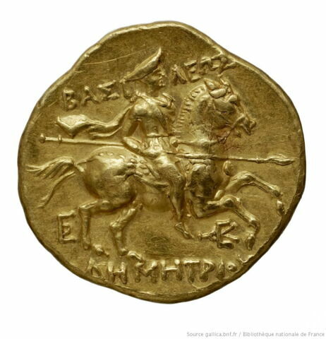 Statère d'or de Démétrios Ier Poliorcète, image 2/2