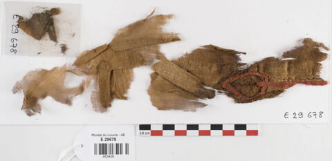 décor de textile ; deux fragments