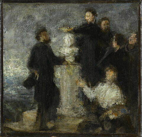 Esquisse pour l'Hommage à Delacroix