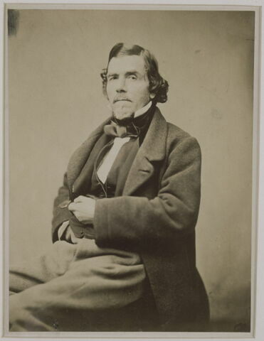 Portrait de Delacroix au monocle