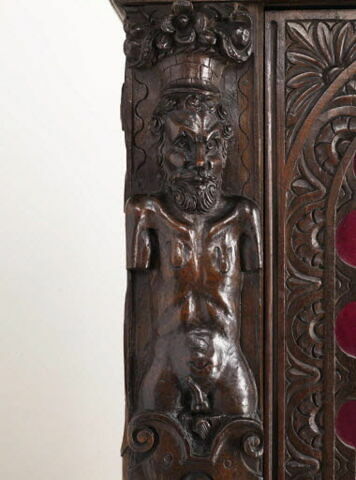 Armoire à deux corps vitrée dans sa partie supérieure, image 11/12