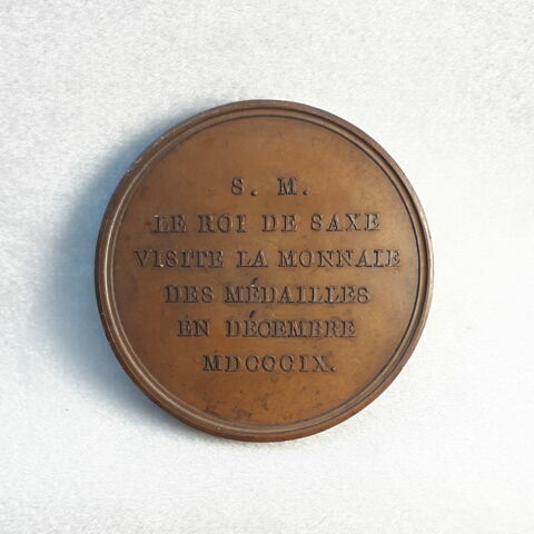 Frédéric Auguste, roi de Saxe, visite la Monnaie des médailles en décembre 1809, image 2/2