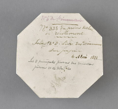 Moulage de la plaque du Saint-Esprit de Louis XVIII, image 2/2