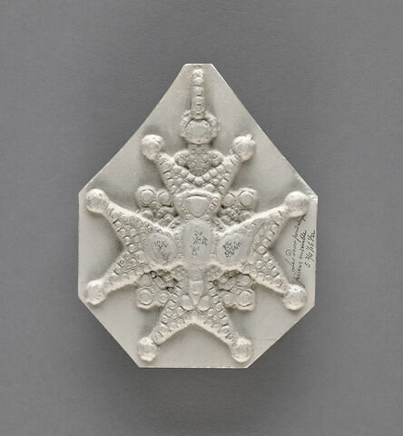 Moulage de la croix du Saint-Esprit de Louis XVIII