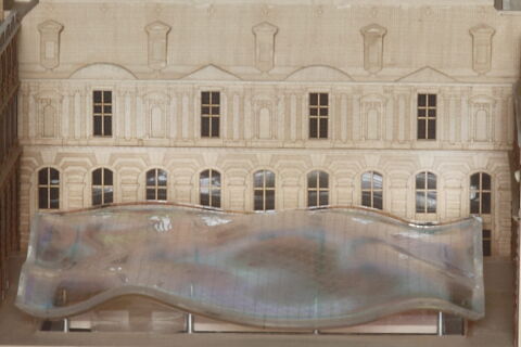 Projet architectural pour les nouvelles salles du département des arts de l'Islam dans la cour Visconti, image 3/7