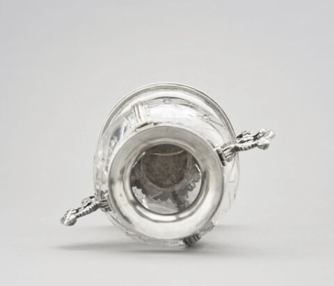 Coupe en cristal de roche, monture en argent, image 5/12