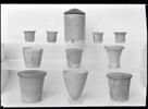 gobelet rectiligne ; couvercle de vase circulaire plat, image 5/5