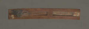 palette de scribe en règle à 2 cupules rondes ; encre, image 1/3