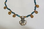 collier ; perle sphérique ; perle rondelle ; perle rondelle double ; pendentif, image 2/2