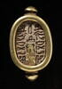 bague à chaton cerclé ; bague en anneau renflé ; bague à butées ; scarabée, image 2/2