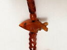 collier  ; perle en bleuet ; perle en tonnelet ; perle cylindrique ; pendentif, image 2/3