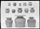 pot à kohol à collerette plate ; couvercle de vase ; kohol, image 6/6