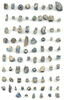 perles ; perle sphérique ; perle en tonnelet ; perle biconique ; perle rondelle ; perle fusiforme  ; incrustation, image 3/3