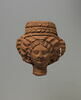 figurine de tête de femme romaine à cou fermé, image 1/2