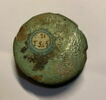 boucle d'oreille en poulie  ; pion de jeu en poulie, image 2/2