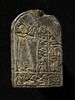 stèle cintrée ; stèle biface ; stèle miniature ; amulette, image 1/6