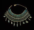 collier à 4 rangs ; perle en olive ; amulette, image 1/7
